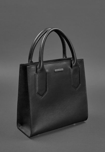 Кожаная женская сумка-кроссбоди черная BN-BAG-28-g фото