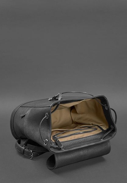 Кожаный женский рюкзак Олсен черный BN-BAG-13-onyx фото