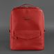 Кожаный городской женский рюкзак на молнии Cooper красный BN-BAG-19-red фото 10