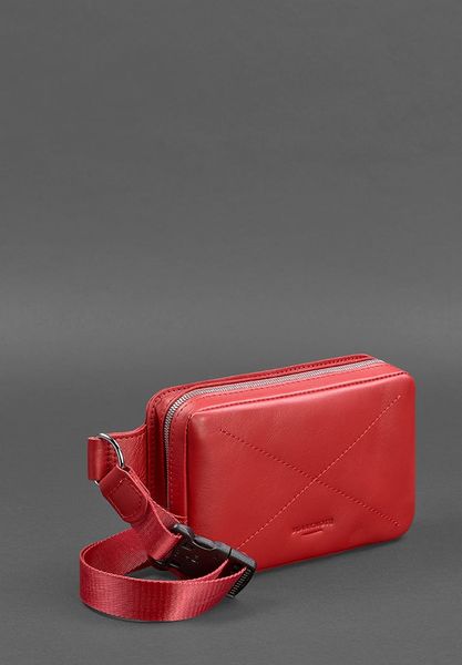 Шкіряна жіноча поясна сумка Dropbag Mini червона BN-BAG-6-red фото