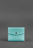 Кожаный женский кошелек 2.1 бирюзовый BN-W-2-1-tiffany фото