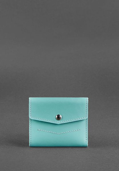 Кожаный женский кошелек 2.1 бирюзовый BN-W-2-1-tiffany фото