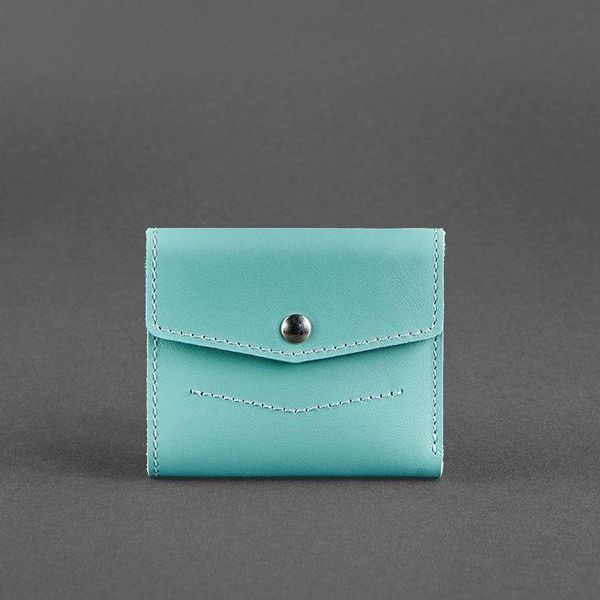 Кожаный женский кошелек 2.1 бирюзовый BN-W-2-1-tiffany фото