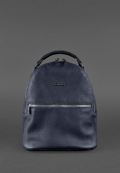 Кожаный женский Мини-рюкзак Kylie Синий BN-BAG-22-navy фото