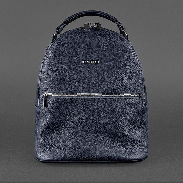 Кожаный женский Мини-рюкзак Kylie Синий BN-BAG-22-navy фото