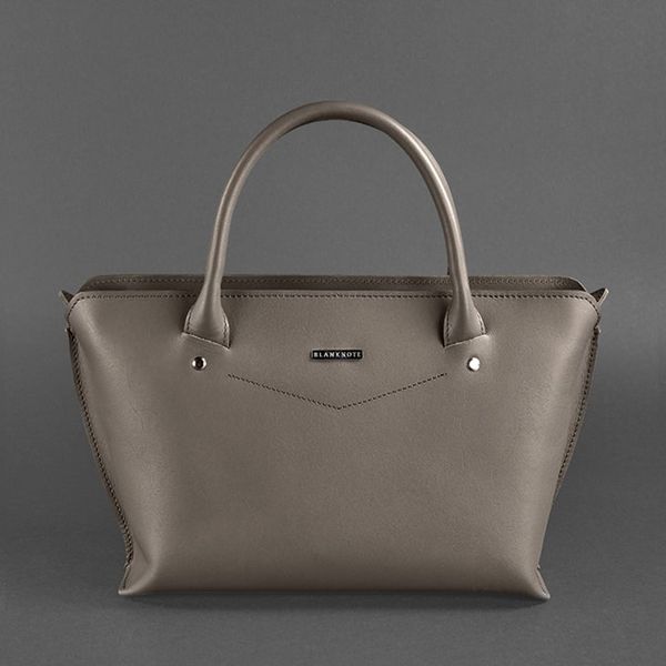 Жіноча шкіряна сумка Midi темно-бежева BN-BAG-24-beige фото