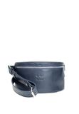 Кожаная поясная сумка синяя TW-BeltBag-dark-blue фото