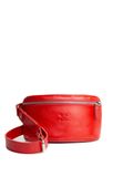 Кожаная поясная сумка красная TW-BeltBag-red-ksr фото