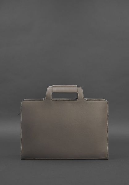 Женская кожаная сумка для ноутбука и документов темно-бежевая. BN-BAG-36-beige фото