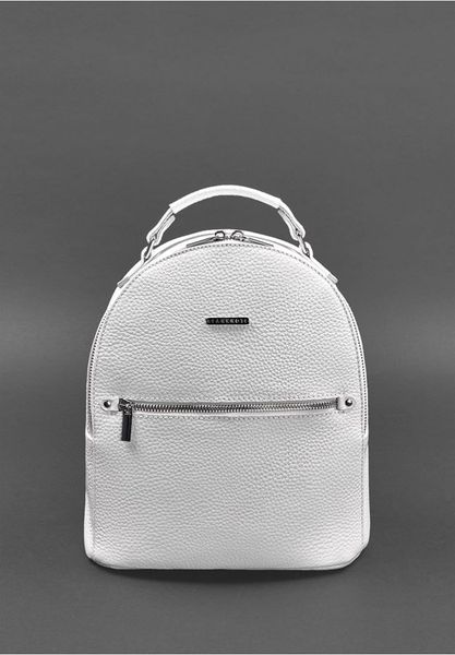 Кожаный женский мини-рюкзак Kylie белый BN-BAG-22-white фото