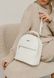 Кожаный женский мини-рюкзак Kylie белый BN-BAG-22-white фото 1