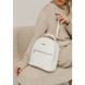 Кожаный женский мини-рюкзак Kylie белый BN-BAG-22-white фото 8