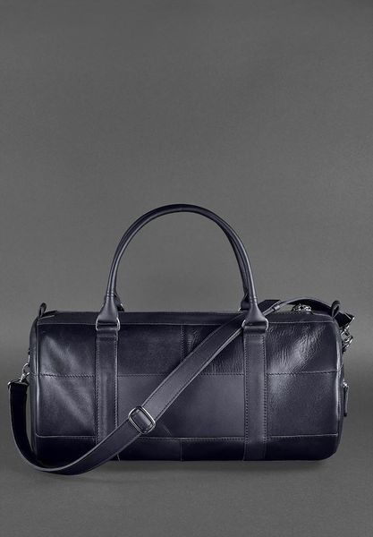 Шкіряна сумка Harper темно-синя краст BN-BAG-14-navy-blue фото