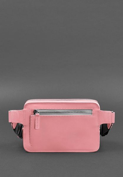 Шкіряна жіноча поясна сумка Dropbag Mini рожева BN-BAG-6-pink-peach фото