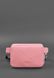 Кожаная женская поясная сумка Dropbag Mini розовая BN-BAG-6-pink-peach фото 1