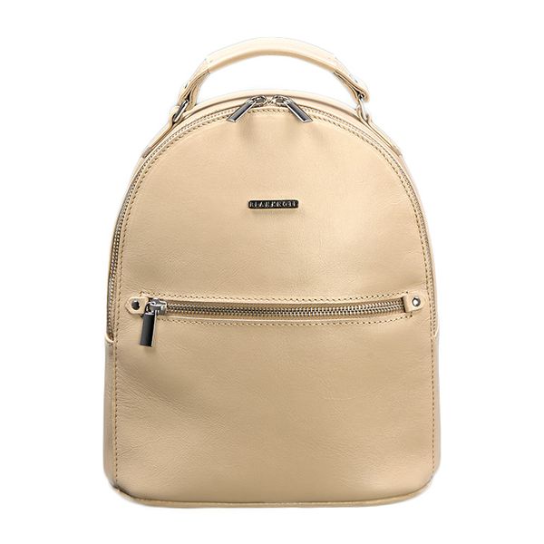 Кожаный женский мини-рюкзак Kylie Светло-бежевый краст BN-BAG-22-light-beige фото