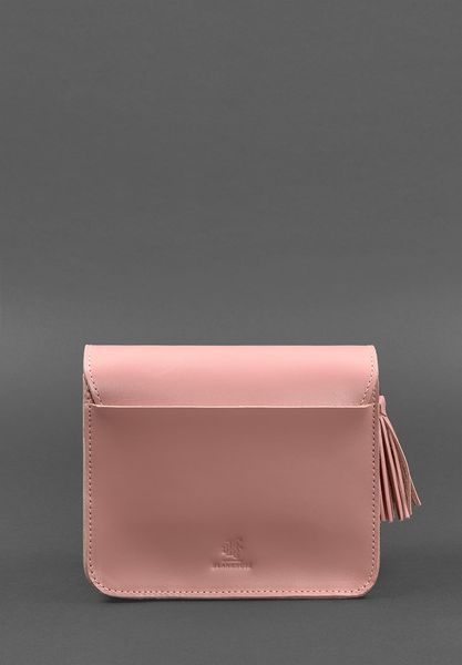 Шкіряна жіноча бохо-сумка Лілу рожева BN-BAG-3-pink-peach фото