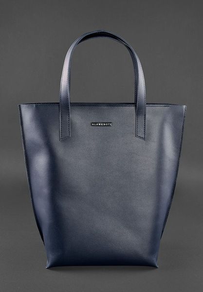 Кожаная женская сумка шоппер D.D. темно синяя BN-BAG-17-navy-blue фото